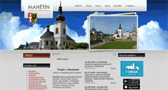 Desktop Screenshot of manetin.cz